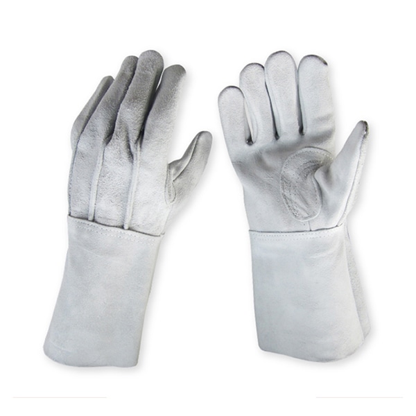 ジェイワークスプランニング 牛床革手袋 背縫い ロング JWG-027 1組（ご注文単位10組）【直送品】