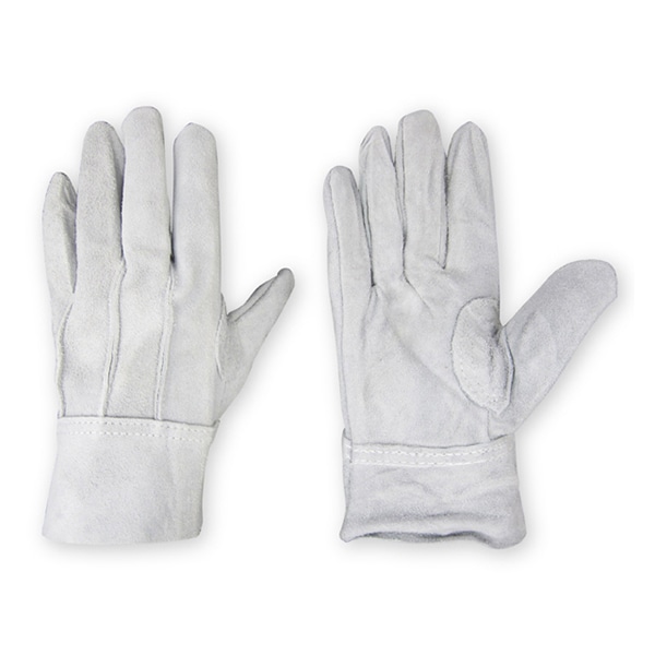 ジェイワークスプランニング 牛床革手袋 背縫い F JWG-039 1組（ご注文単位10組）【直送品】