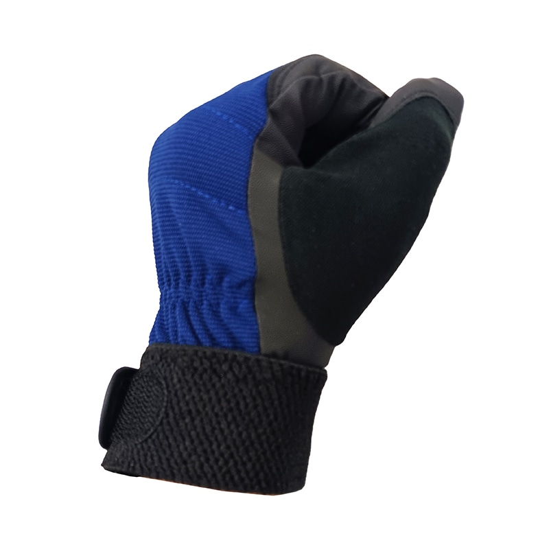 ジェイワークスプランニング PUグローブ アテ付 L ブルー JWG-005 1組(ご注文単位12組)【直送品】