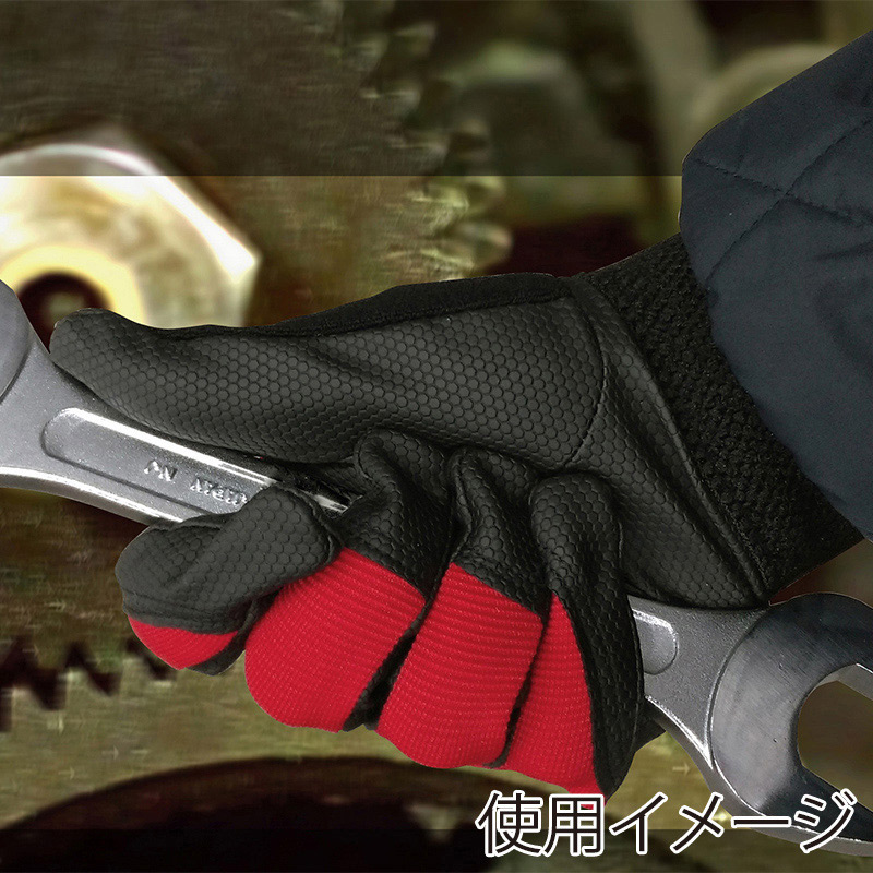 ジェイワークスプランニング PUソフト手袋 M レッド JWG-007 1組(ご注文単位12組)【直送品】