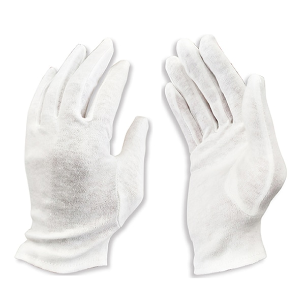 ジェイワークスプランニング スムス手袋 マチ付き M ホワイト 12双組 JWG-072 1袋（ご注文単位10袋）【直送品】