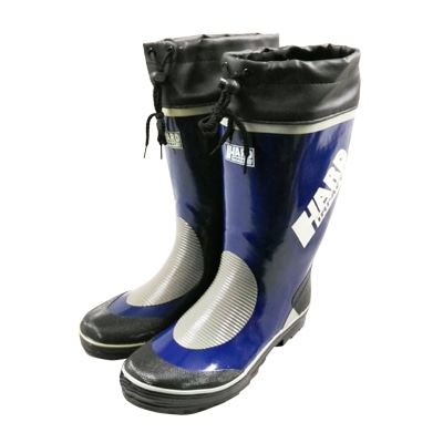 ジェイワークスプランニング 紳士 カバー付カラーブーツ ネイビー 25.0cm JK-0733 1組（ご注文単位1組）【直送品】