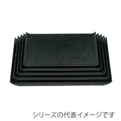 若泉漆器 祥雲盆　黒石目　尺3寸ハ-ド塗  B-1-10 1個（ご注文単位1個）【直送品】