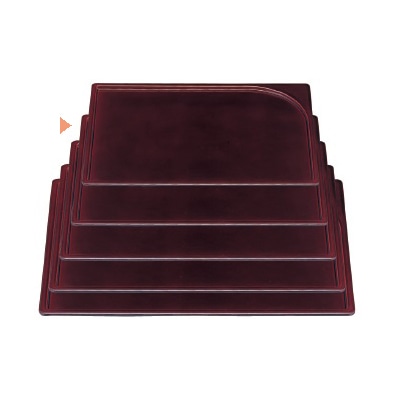 若泉漆器 袖型卓上盆 溜 尺2寸 B-1-99 1個(ご注文単位1個)【直送品】