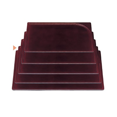 若泉漆器 袖型卓上盆 溜 尺4寸 B-2-2 1個(ご注文単位1個)【直送品】