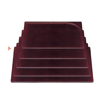 若泉漆器 袖型卓上盆 溜 尺5寸 B-2-3 1個(ご注文単位1個)【直送品】