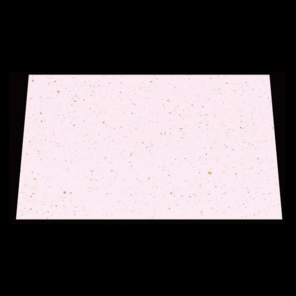 若泉漆器 尺3寸長手 和紙敷マット 金銀振りピンク B-3-83 100枚/束(ご注文単位1束)【直送品】