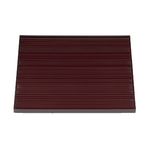 若泉漆器 角盆　新溜　尺0寸乱筋 ノンスリップ加工 B-7-22 1個（ご注文単位1個）【直送品】