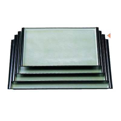 若泉漆器 珠敷盆　グリーン雲流　尺4寸 ノンスリップ加工 B-8-86 1個（ご注文単位1個）【直送品】