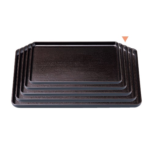 若泉漆器 定食木目盆　茶パール　尺3寸  B-11-39 1個（ご注文単位1個）【直送品】