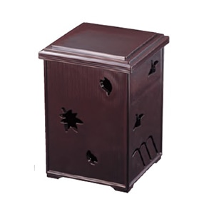 若泉漆器 ABS3段大徳透かし開き弁当　新溜塗  C-2-1 1個（ご注文単位1個）【直送品】