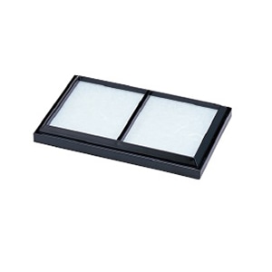 若泉漆器 お料理箱 障子蓋 黒 M-1-76 1個(ご注文単位1個)【直送品】