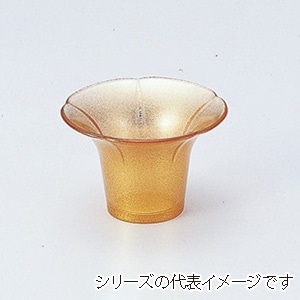 若泉漆器 朝顔珍味入れ　金パール 大 M-4-48 1個（ご注文単位1個）【直送品】