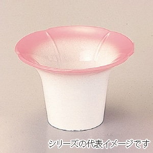 若泉漆器 朝顔珍味入れ　ピンクぼかし 大 M-8-66 1個（ご注文単位1個）【直送品】