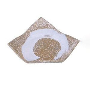 若泉漆器 結び折皿　しぐれ一筆  M-10-30 1個（ご注文単位1個）【直送品】