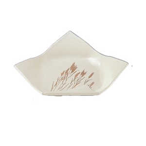 若泉漆器 結び折皿　クリーム麦  M-10-31 1個（ご注文単位1個）【直送品】