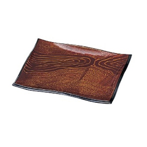 若泉漆器 清流盛器　シルク木目 小 M-11-84 1個（ご注文単位1個）【直送品】