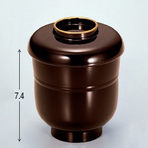 若泉漆器 つづみ小吸椀　マロン天金  W-1-49 1個（ご注文単位1個）【直送品】