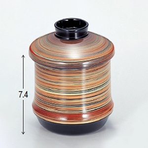 若泉漆器 竹型小吸椀　つむぎ金線S・H塗  W-1-99 1個（ご注文単位1個）【直送品】