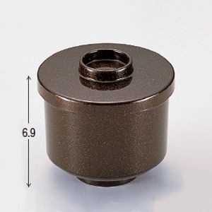 若泉漆器 切立小吸椀　梨地内朱  W-2-1 1個（ご注文単位1個）【直送品】