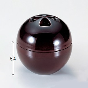 若泉漆器 源氏椀　溜  W-4-67 1個（ご注文単位1個）【直送品】