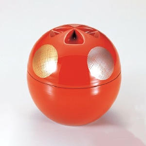 若泉漆器 源氏椀　朱日月S・H塗  W-4-68 1個（ご注文単位1個）【直送品】