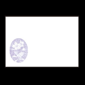 若泉漆器 尺3寸長手 テーブルマット 桔梗かすみ  B-26-73 100枚/束（ご注文単位1束）【直送品】