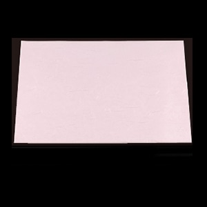 若泉漆器 尺3寸長手 和紙敷マット ピンク  B-26-87 100枚/束（ご注文単位1束）【直送品】