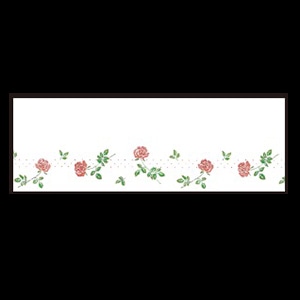 若泉漆器 箸置マット ローゼ  B-27-34 100枚/束（ご注文単位1束）【直送品】