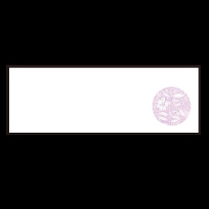 若泉漆器 箸置マット 百合かすみ  B-28-18 100枚/束（ご注文単位1束）【直送品】