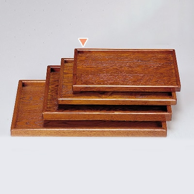 若泉漆器 そば盆　スリ漆木目　3ツ膳  1-71-24 1個（ご注文単位1個）【直送品】