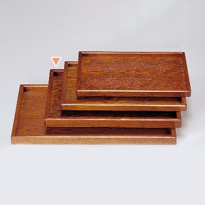 若泉漆器 そば盆　スリ漆木目　5ツ膳  1-71-26 1個（ご注文単位1個）【直送品】