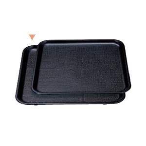 若泉漆器 厚口布目盆　黒　　9寸 ノンスリップ加工 1-74-46 1個（ご注文単位1個）【直送品】