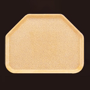 若泉漆器 六角盆　SS-45N　ブラウンモスト　WS  1-96-3 1個（ご注文単位1個）【直送品】