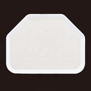 若泉漆器 六角盆　SS-45N　グレーモスト　WS  1-96-6 1個（ご注文単位1個）【直送品】