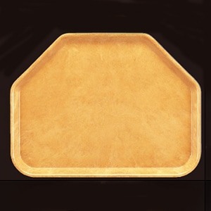 若泉漆器 六角盆 SS-45 ブラウン WS 1-97-2 1個(ご注文単位1個)【直送品】