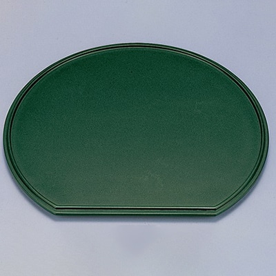 若泉漆器 尺3寸半月足付膳　グリーン乾漆  1-127-14 1個（ご注文単位1個）【直送品】