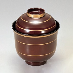 若泉漆器 姫小吸椀　溜金線  1-152-7 1個（ご注文単位1個）【直送品】