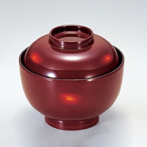 若泉漆器 多宝小吸椀　溜別甲  1-163-3 1個（ご注文単位1個）【直送品】