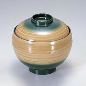 若泉漆器 大和吸椀　白木かすみ  1-187-3 1個（ご注文単位1個）【直送品】