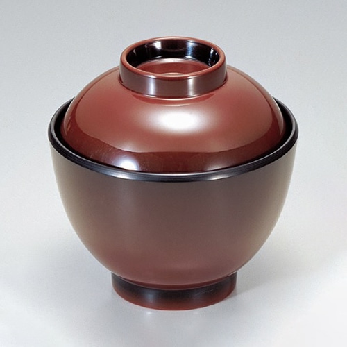 若泉漆器 小吸椀　溜　蓋 ST-5-4 1-191-4 1個（ご注文単位1個）【直送品】