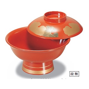 若泉漆器 7寸大名型丼椀　ツタ内朱  1-211-4 1個（ご注文単位1個）【直送品】