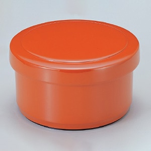 若泉漆器 保温飯器　朱　5人用　ヘラ付  1-231-7 1個（ご注文単位1個）【直送品】