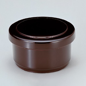 若泉漆器 保温飯器　溜　2人用　ヘラ付  1-231-11 1個（ご注文単位1個）【直送品】