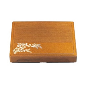 若泉漆器 尺2寸千筋箱膳 梨地萩 (仕切別売) 1-347-2 1個(ご注文単位1個)【直送品】