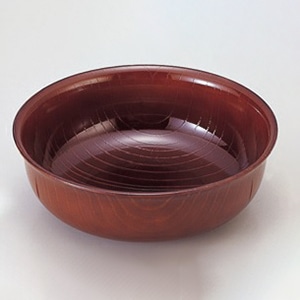 若泉漆器 ケヤキサラダ鉢　溜　4.5寸  1-512-26 1個（ご注文単位1個）【直送品】