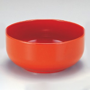 若泉漆器 6寸多用丼　洗朱  1-546-30 1個（ご注文単位1個）【直送品】