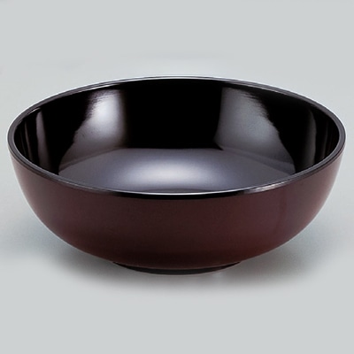 若泉漆器 多用丼　溜 ST-2-2 1-547-10 1個（ご注文単位1個）【直送品】