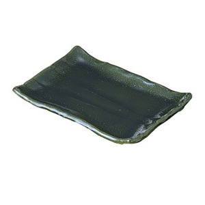 若泉漆器 7寸風月皿　織部  1-607-3 1個（ご注文単位1個）【直送品】