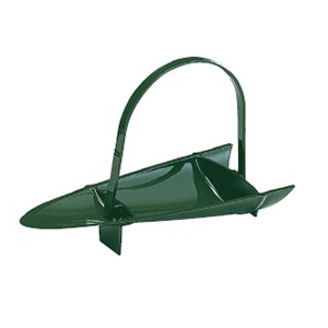 若泉漆器 竹割籠　グリーン　折畳式  1-617-6 1個（ご注文単位1個）【直送品】